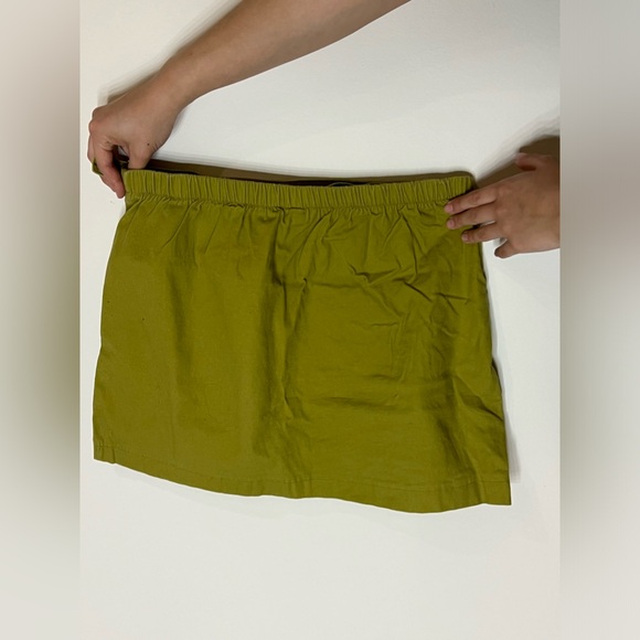 Wild Fable Olive Green Skirt 97% Cotton - Picture 3 of 3